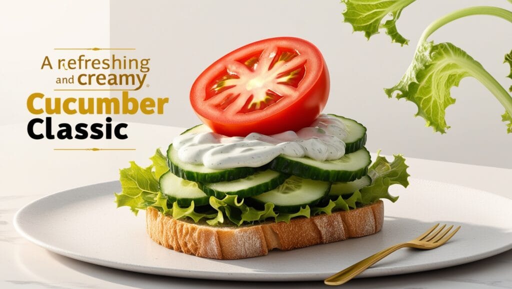 Hidden Valley Ranch Cucumber Sandwich: