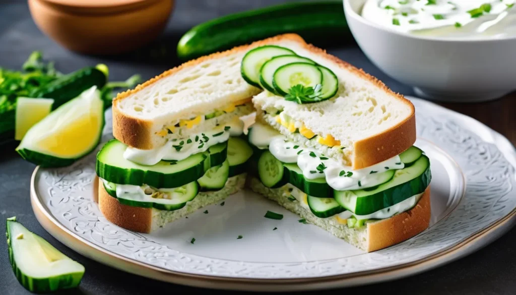 Hidden Valley Ranch Cucumber Sandwich